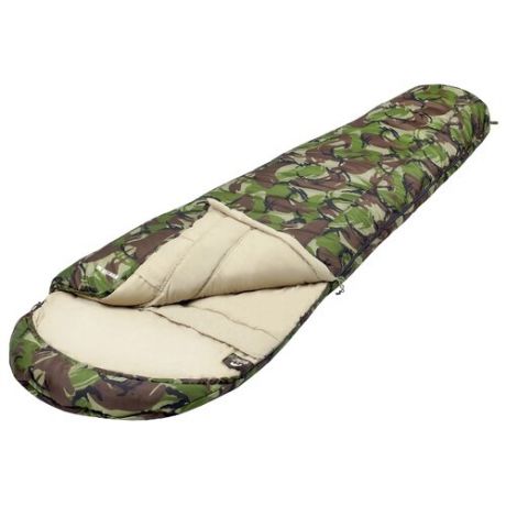 Спальный мешок Jungle Camp Hunter XL камуфляж с левой стороны