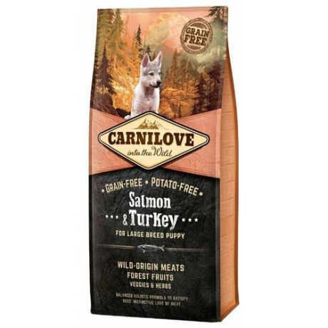 Корм для собак Carnilove Carnilove Salmon & Turkey for Large breed puppy (12 кг)