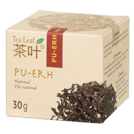Чай пуэр ЧаЕ Tea Leaf National, 30 г
