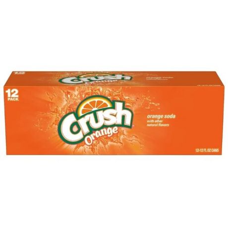 Газированный напиток Crush Orange, США, 0.355 л, 12 шт.