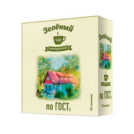Чай зеленый Императорский чай мелкий в пакетиках, 150 г 100 шт.