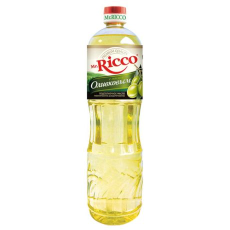 Mr.Ricco Масло подсолнечное Organic с оливковым 1 л