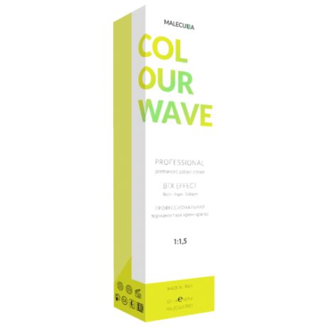 Malecula перманентная крем-краска Colour Wave, 100 мл, 8.0 интенсивный натуральный светлый блонд