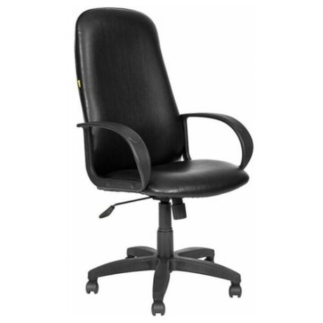 Компьютерное кресло МЕБЕЛЬТОРГ Амбасадор ULTRA для руководителя, обивка: искусственная кожа, цвет: черный