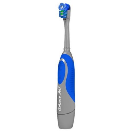 Электрическая зубная щетка Colgate 360° Optic White Powered Toothbrush, синий