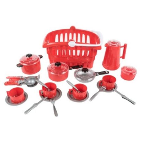 Набор посуды Orion Toys Iriska 8 134 красный
