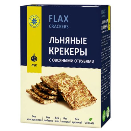 Флаксы льняные Компас здоровья Классические с луком 150 г