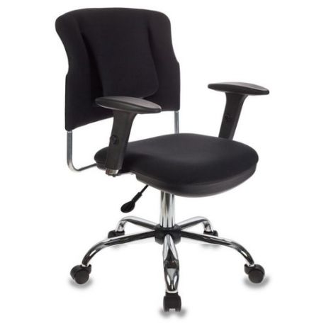 Компьютерное кресло Бюрократ CH-323AXSN офисное, обивка: текстиль, цвет: черный 26-28