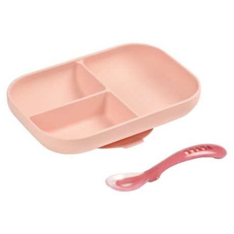 Комплект посуды Beaba Set repas pink