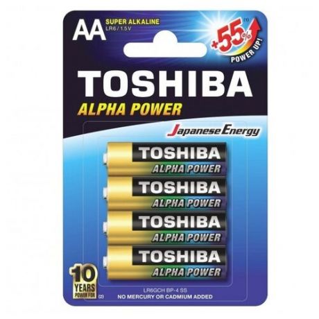 Батарейка Toshiba Alpha Power AA 4 шт блистер