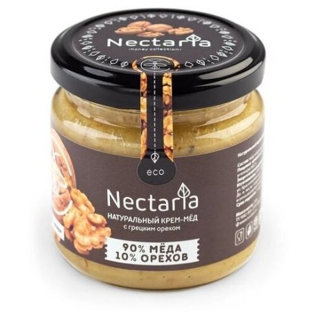 Крем-мед NECTARIA с грецким орехом 230 г