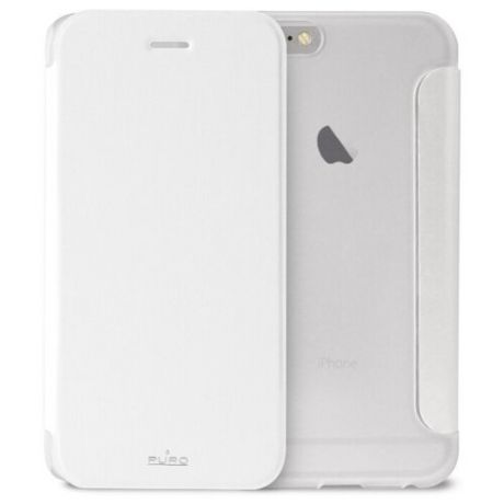 Чехол Puro Booklet Crystal Case для Apple iPhone 6/iPhone 6S white