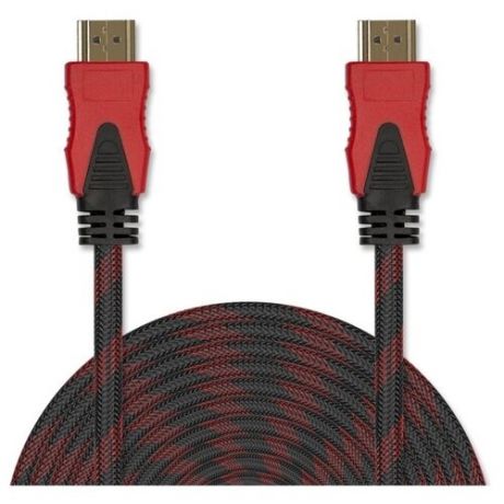 Кабель Jet.A HDMI-HDMI (JA-HD9) 5 м черный/красный