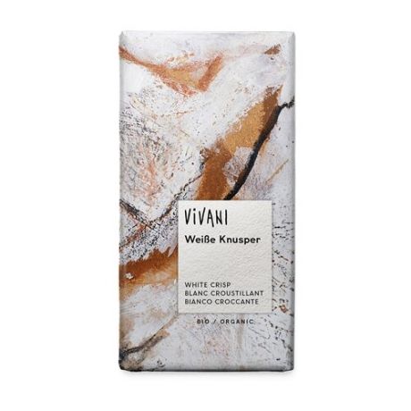 Шоколад Vivani белый с воздушным рисом, 100 г