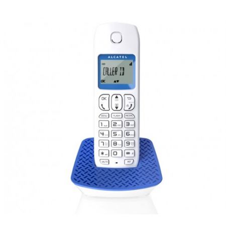 Радиотелефон Alcatel E132 white/blue