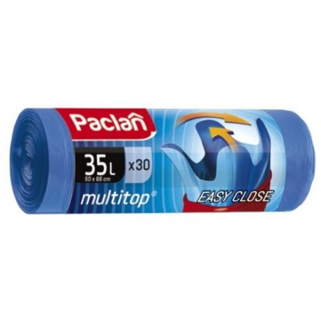 Мешки для мусора Paclan Multitop 35 л (30 шт.) синий