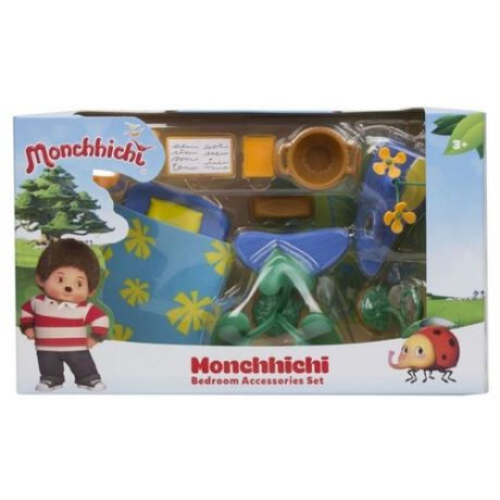 Игровой набор Silverlit Monchhichi Спальная комната с зеленым ковром 81528