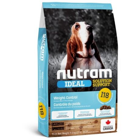 Корм для собак Nutram (11.4 кг) I18 Контроль веса для собак