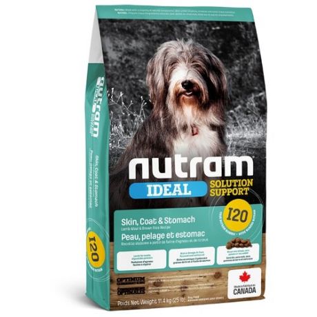 Корм для собак Nutram (11.4 кг) I20 Для собак с проблемами кожи, желудка