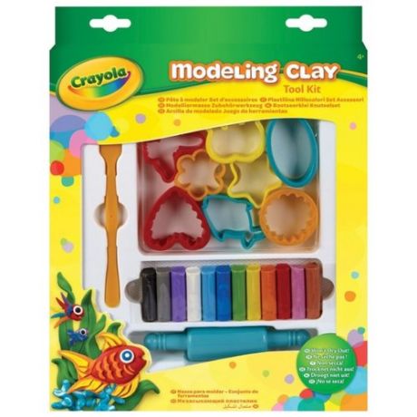 Пластилин Crayola с формочками 12 цветов (57-0320)