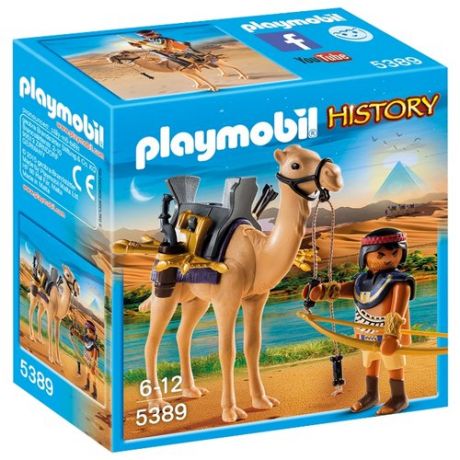 Набор с элементами конструктора Playmobil History 5389 Египетский воин с верблюдом