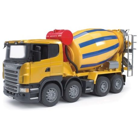 Бетономешалка Bruder Scania (03-554) 1:16 57.5 см желтый/синий