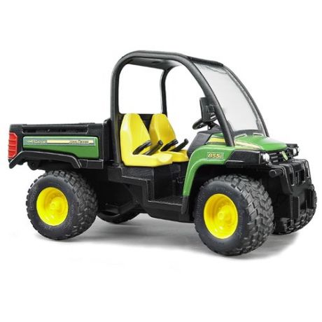Грузовик Bruder мини John Deere Gator XUV 855D (02-491) 1:16 23 см зеленый/черный/желтый