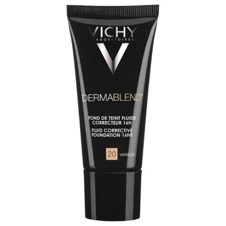 Vichy Тональный флюид Dermablend, 30 мл, оттенок: 20 vanilla