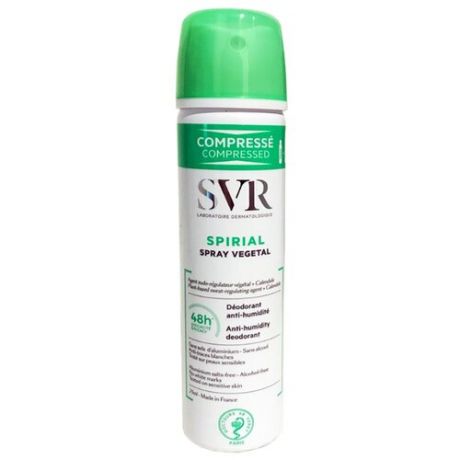 SVR дезодорант-антиперспирант, спрей, Spirial Vegetal, 75 мл