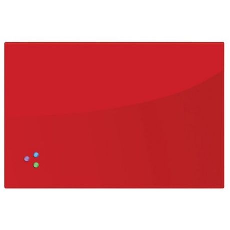Доска стеклянная магнитно-маркерная BRAUBERG 236747/236748/236749 (60х90 см) красный