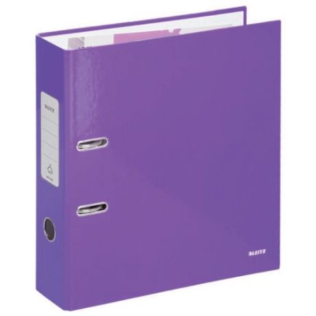 Leitz Папка-регистратор WOW 180° А4, 80 мм фиолетовый