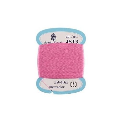 Нитки для вышивания Sumiko Thread для вышивания JST3 #9 40 м №030 розовый