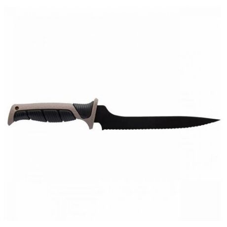 BergHOFF Нож филеровочный зазубренный Everslice 23 см черный/серый