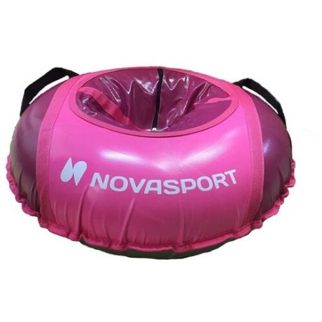Тюбинг NovaSport СH040.090 (90 см) серый/бордовый/розовый