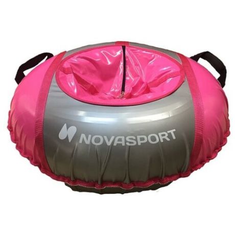 Тюбинг NovaSport СH040.090 (90 см) серый/серый/розовый