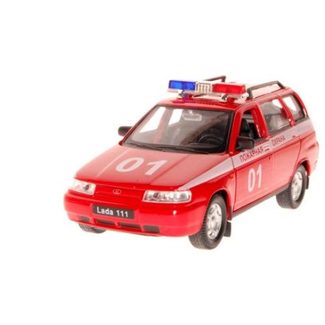 Легковой автомобиль Autotime (Autogrand) Lada 111 пожарная охрана (2664) 1:36 11.5 см красный/белый