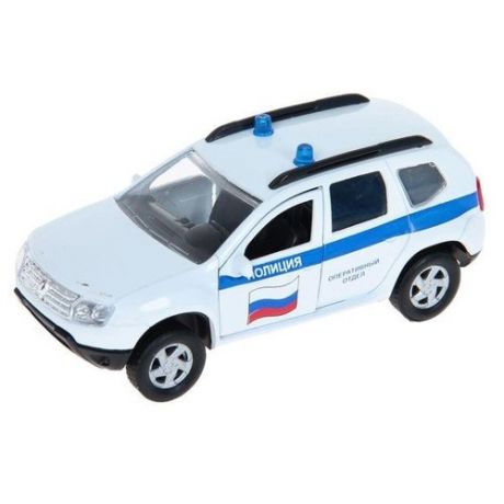 Внедорожник Autotime (Autogrand) Renault Duster полиция (49478) 1:38 11 см белый / синий / красный