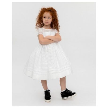 Платье Gulliver размер 110, белое