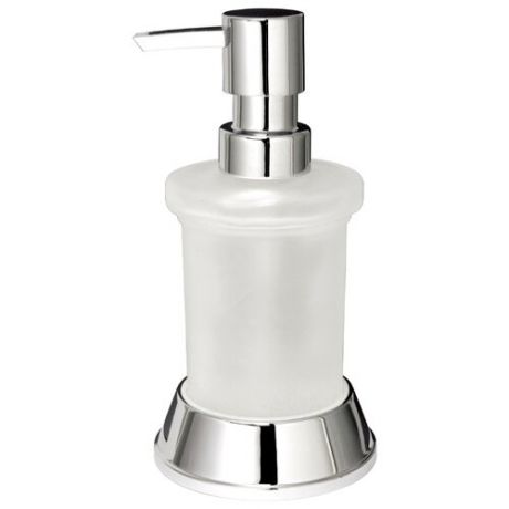 Дозатор для жидкого мыла WasserKRAFT Donau K-2499 белый/серебристый