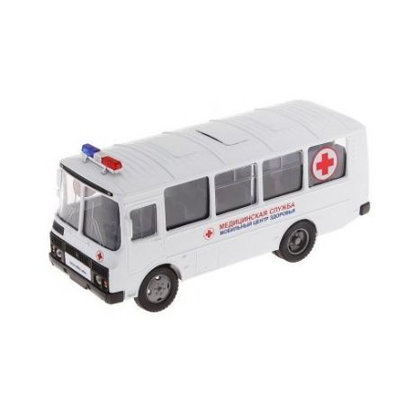 Автобус Autotime (Autogrand) ПАЗ-32053 медицинская служба (49031) 1:43 15 см белый