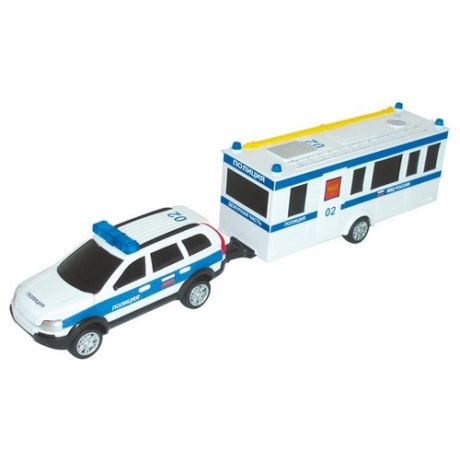 Легковой автомобиль Autotime (Autogrand) Command Centre полиция с прицепом (34201) 1:32 белый/синий