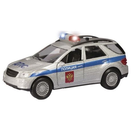 Внедорожник Autotime (Autogrand) Germany Allroad полиция (53421) 1:36 серебристый