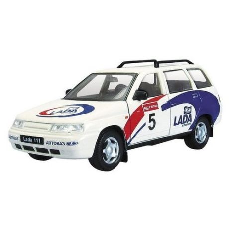 Легковой автомобиль Autotime (Autogrand) Lada 111 спорт (2737) 1:36 11.5 см белый/синий/красный