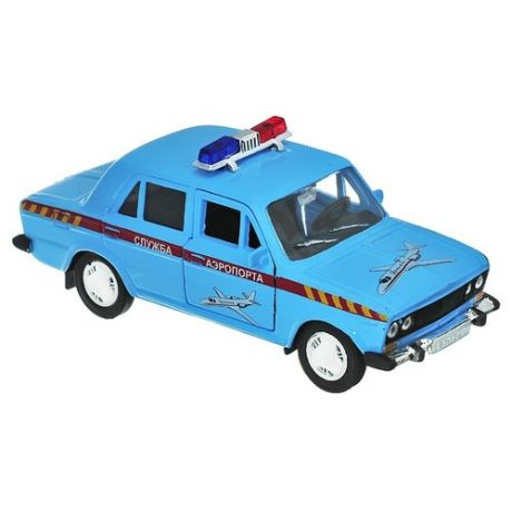 Легковой автомобиль Autotime (Autogrand) Lada 2106 служба аэропорта (11463) 1:36 11 см голубой