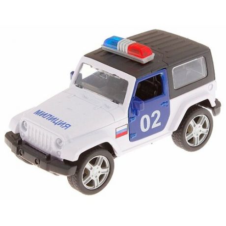 Внедорожник Autotime (Autogrand) USA Allroad 4WD милиция (33881) 1:36 белый / синий