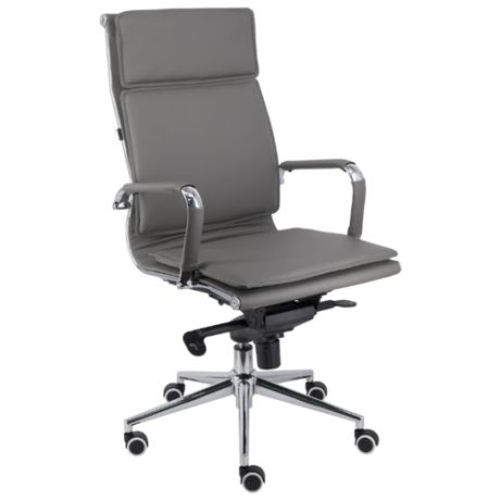 Компьютерное кресло Everprof Nerey M для руководителя, обивка: искусственная кожа, цвет: серый