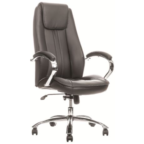 Компьютерное кресло Everprof Long TM для руководителя, обивка: искусственная кожа, цвет: черный