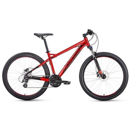 Горный (MTB) велосипед FORWARD Quadro 27.5 3.0 Disc (2020) красный 19" (требует финальной сборки)