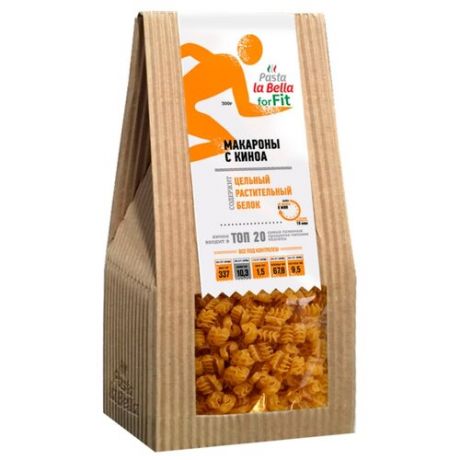 Pasta la Bella forFit Макароны с киноа, 300 г