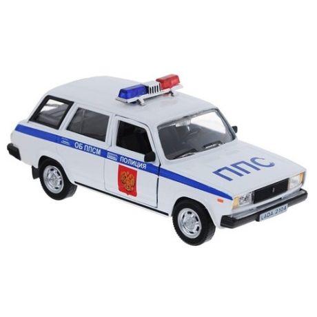 Легковой автомобиль Autotime (Autogrand) Lada 2104 полиция (32675) 1:36 14 см белый/синий